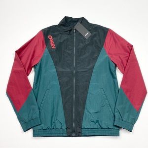 NEW! Men’s Oakley Full Zip Nylon Track Jacket Size XS W/Tags